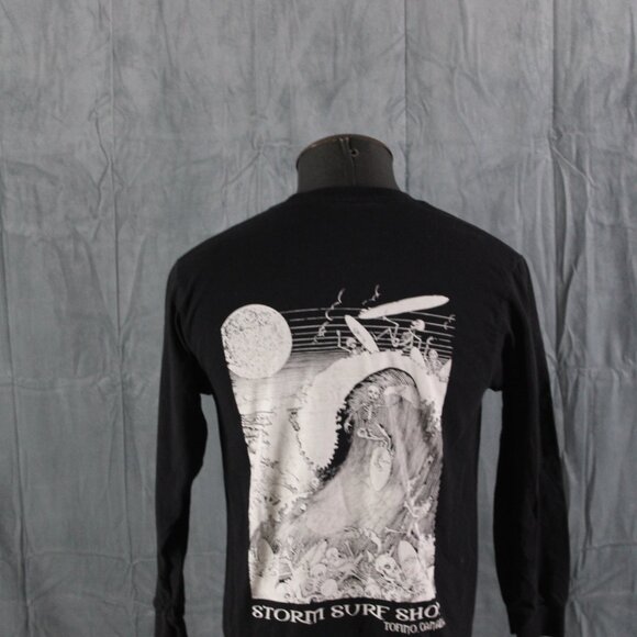 Surf Company Shirt (VTG) - Storm Surf Shop Long Sleeve - Men's Medium - Picture 7 of 9